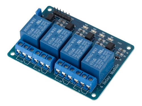 Módulo Relé Rele 4 Canais 5v 10a Arduino Pic  Avr Automação