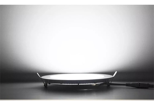Foco Panel Plafón Led 24w Embutido Redondo Luz Frio