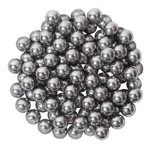 100 Esferas Bolas De Aço Atiradeira Estilingue Badogue