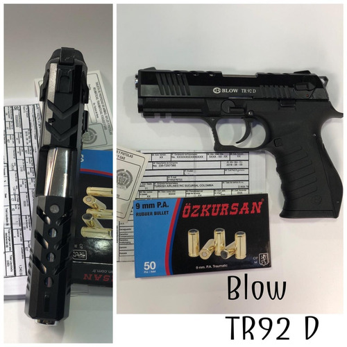 Pistolas Traumaticas Fogueo Blow Pa +50 Tiros, 2 Proveedores