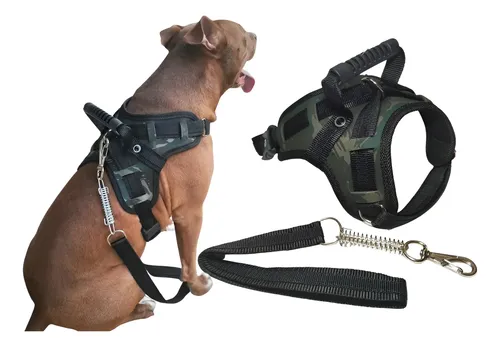 Coleira Peitoral Guia Cachorros Cães Medio E Grande Porte