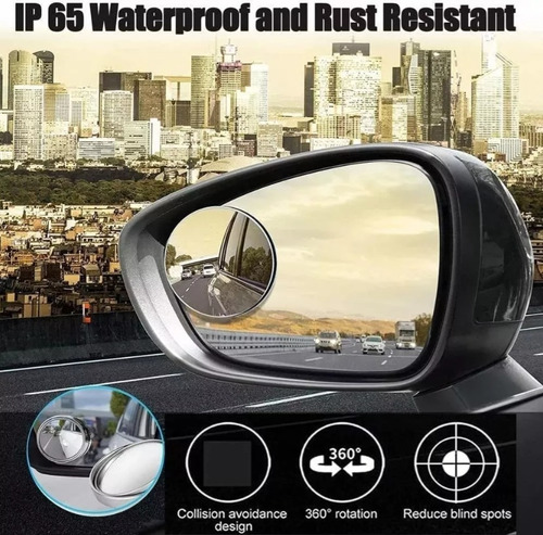 Espejo Retrovisor Universal Hd. Coches Camiones