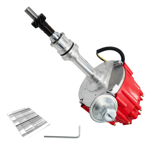 Distribuidor Para Ford Hei Con Bobina V8 351w Capa Rojo Nuev