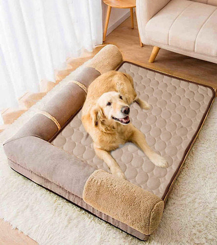 Almohadilla Hielo Para Mascotas Estera Dormir Seda Hielo