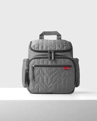 Mochila Maternal Forma Skip Hop Gris Mvd Kids Meses sin intereses