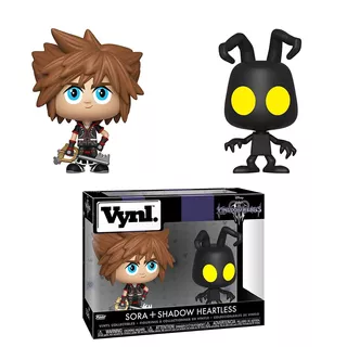 Muñeco Funko Vynl Set Kingdom Hearts Sora Heartless Orig!!