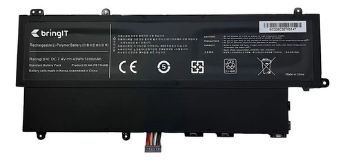 Bateria Para Ultrabook Samsung Modelo Np540u3c-ad2br 6000mah Bateria Preto