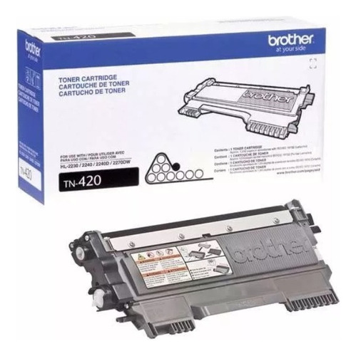 Brother Toner Tn-420 Negro Original No Alternativo