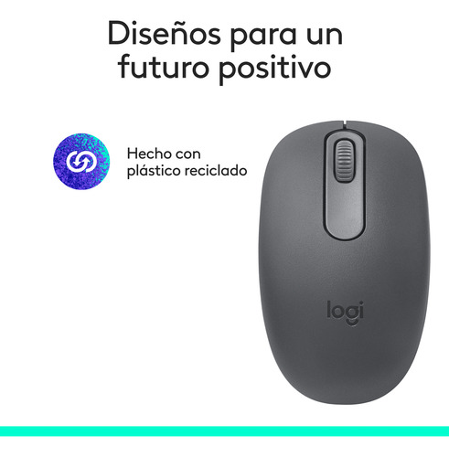 Mouse Inalámbrico Bluetooth Logitech M196 Grafito