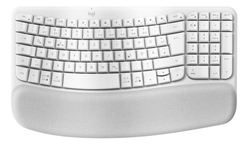 Teclado Inalámbrico Logitech Ergo Wave Bluetooth Blanco