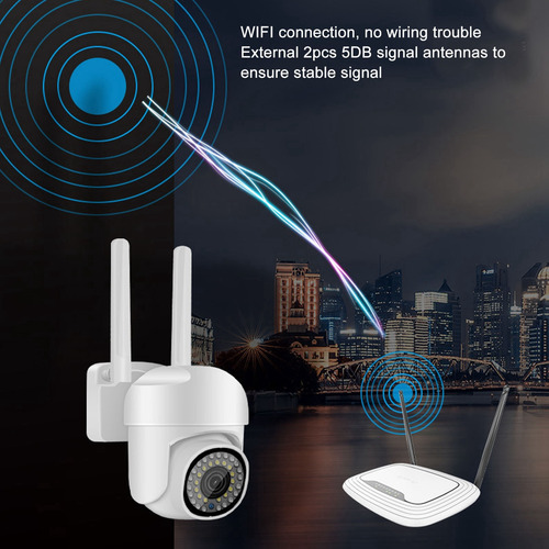 Câmera De Segurança Doméstica 2mp Ptz Smart 1080p Ip66 Water