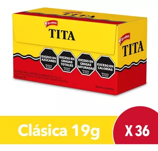 Galletita Tita caja 36 unidades 19g