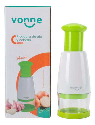 Imagen 4 de 9 de Picadora De Ajo Y Cebolla Vonne Con Hoja De Acero Inoxidabl