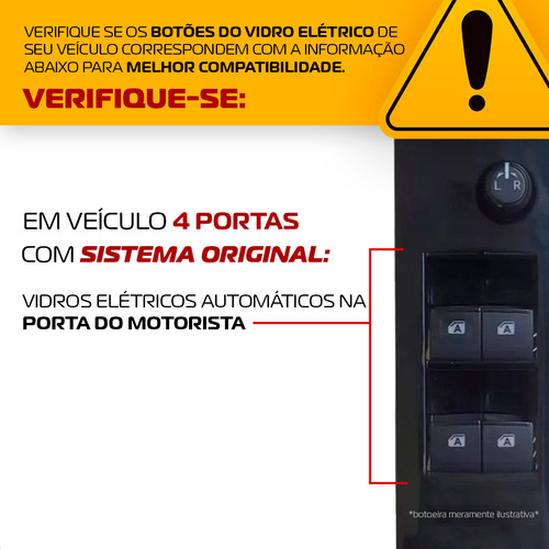 Módulo Subida Vidro Elétrico Vitara 2017 2018 19 20 21 22