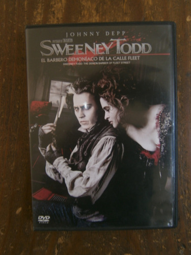 Tim Burton Sweeney Todd Dvd Johnny Depp Bonham Carter 2007