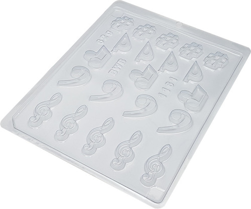 6 Moldes Simples Para Chocolate Bwb Cod 1161 Musical