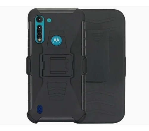 Funda De Uso Rudo + Mica Moto C E4 E5 G4 G5 G6 G7 Z2 Z3 One