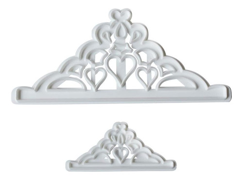 Nx Jardim 2pcs Crown Molde