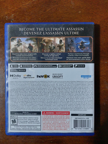 Assassins Creed Mirage Ps5 Edición Estándar (Usado)