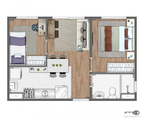 Imagem 25 de 27 de Apartamentos 2 Dormitórios - Guainazes - 71447