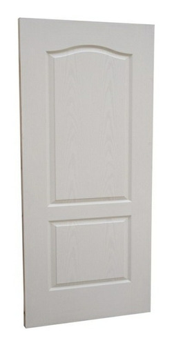 Puerta De Madera Modelo 2 Paneles Color Blanca 90 X 210cm