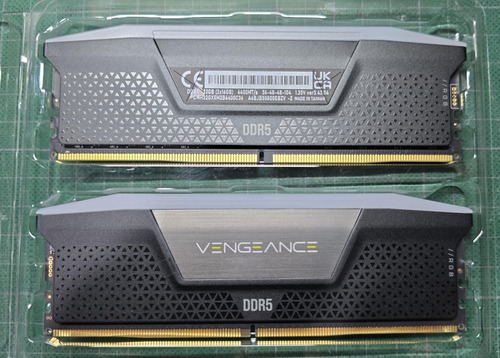 Corsair Vengeance Rgb Ddr5, 6400mhz, 32gb Cl36, Xmp (Usado)