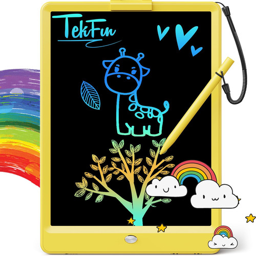 Pizarra Magica De Dibujo Para Niños Lcd Tekfun 10  Yellow