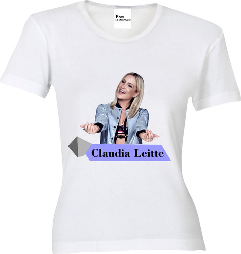 Camiseta, Baby Look, Regata, Cropped Claudia Leitte