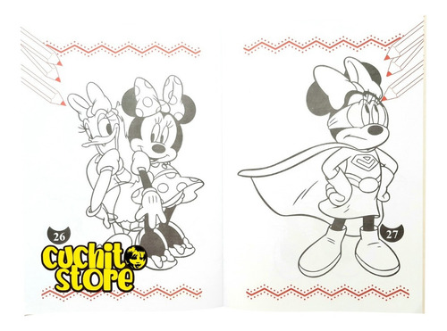 Libros Infantiles Para Colorear Pintar Minnie