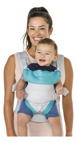 Silla Porta Bebe Cangurera Carrier Mochila Infantino Gris