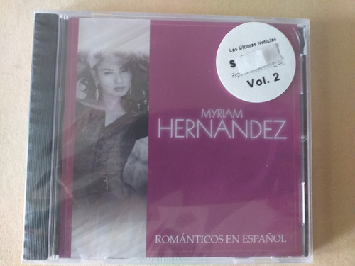 Cd Myriam Hernandez - Romanticos En Espanol