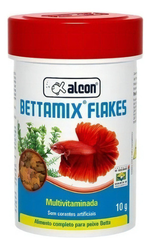 Ração Para Peixes Alcon Betamix Flakes - 10g