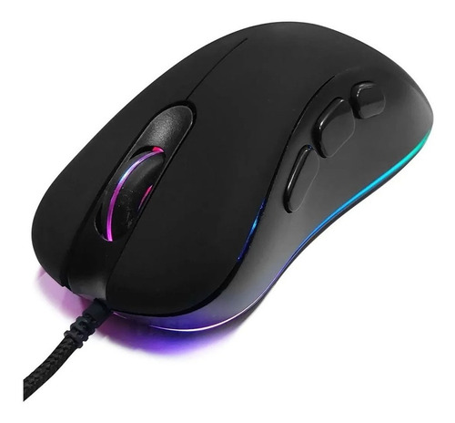 Imagen 2 de 6 de Mouse Gamer 6 Botones Rgb Etheos