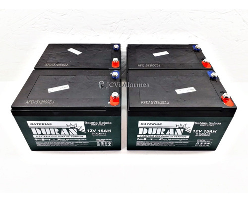 Kit 48v Bateria 4 X 12v 12ah Bike Elétrica 6-dzm-10 6-dzm-12