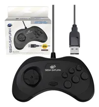 Comprar Controlador Usb Retro-bit Sega Saturn 8 Botones Negro