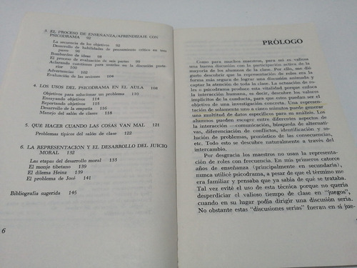 Cómo Dirigir Psicodrama En El Aula Robert C. Hawley (Usado)
