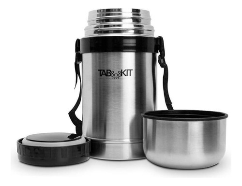 Termo Para Comida De Acero Inox. Cap. 600 Ml Color Gris