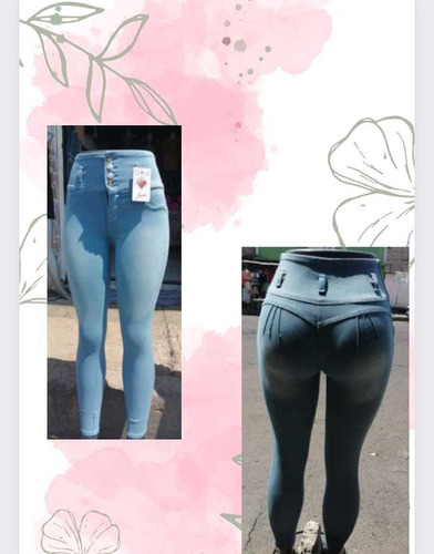 Jeans Atmosphere Dnm Queny Stone Medio Para  Dama