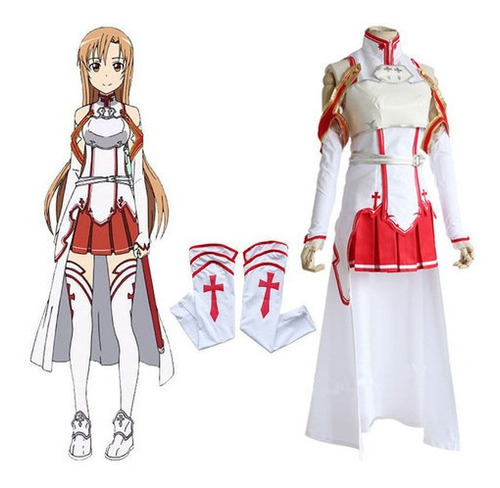 2022 Anime Sword Art Online Asuna Yuuki Cosplay Disfraces Un