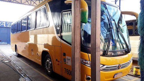 Imagem 2 de 9 de Marcopolo 1050 G7, 2014/15, O500r, 46l. Ar Cond. R$ 450 Mil