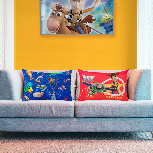 Almohada 70x50 Cm Toy Story Estilo - Providencia Color Azul