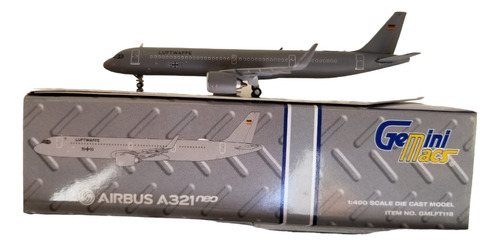 Avion Airbus A321neo De Luftwaffe 15+10 En La Escala 1:400