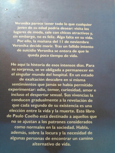 Veronika Decide Morir - Paulo Coelho (Usado)