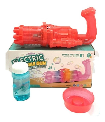 Pistola De Juguete Para Niños Máquina Burbujas Con Liquido