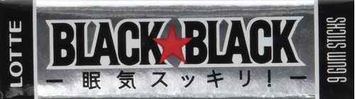 Lotte - Chicle Negro Y Negro (paquete De 15)