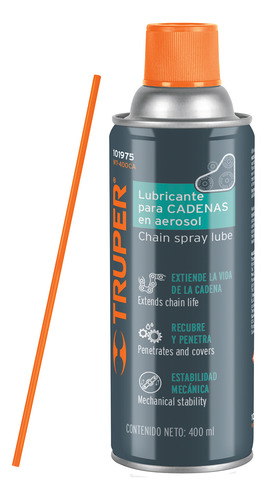 Lubricante De Cadenas En Aerosol 400 Ml, Truper 4 Pzs