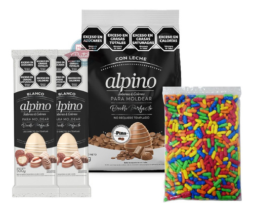 Kit Huevos De Pascua Insumos Repostería Chocolate - Combo 4