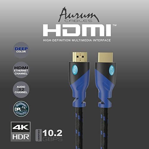 Aurum Ultra Serie Cable Hdmi Velocidad Ethernet Soporta Kp