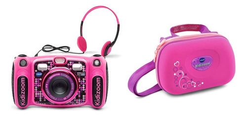 Vtech Kidizoom Duo 5.0 Deluxe Camara Digital Selfie Mp3 Rosa