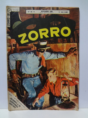 Gibi  Zorro 1ª Série - N° 81 1960 